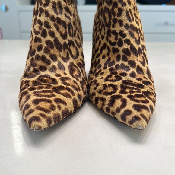 Gianvito Rossi calf hair leopard boots - Picture 5 of 9